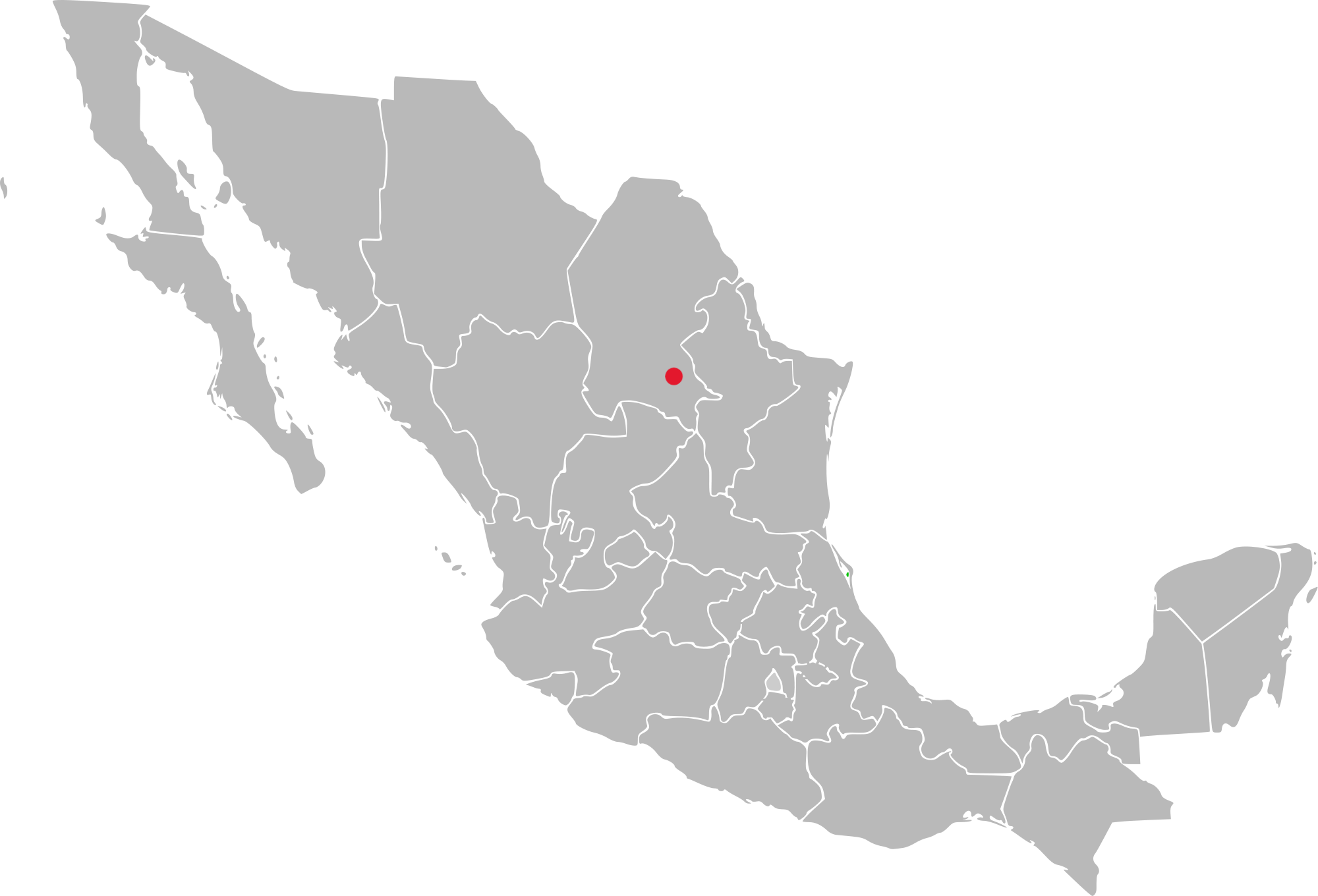 MAPA REPÚBLICA MEXICANA RAMOS ARIZPE