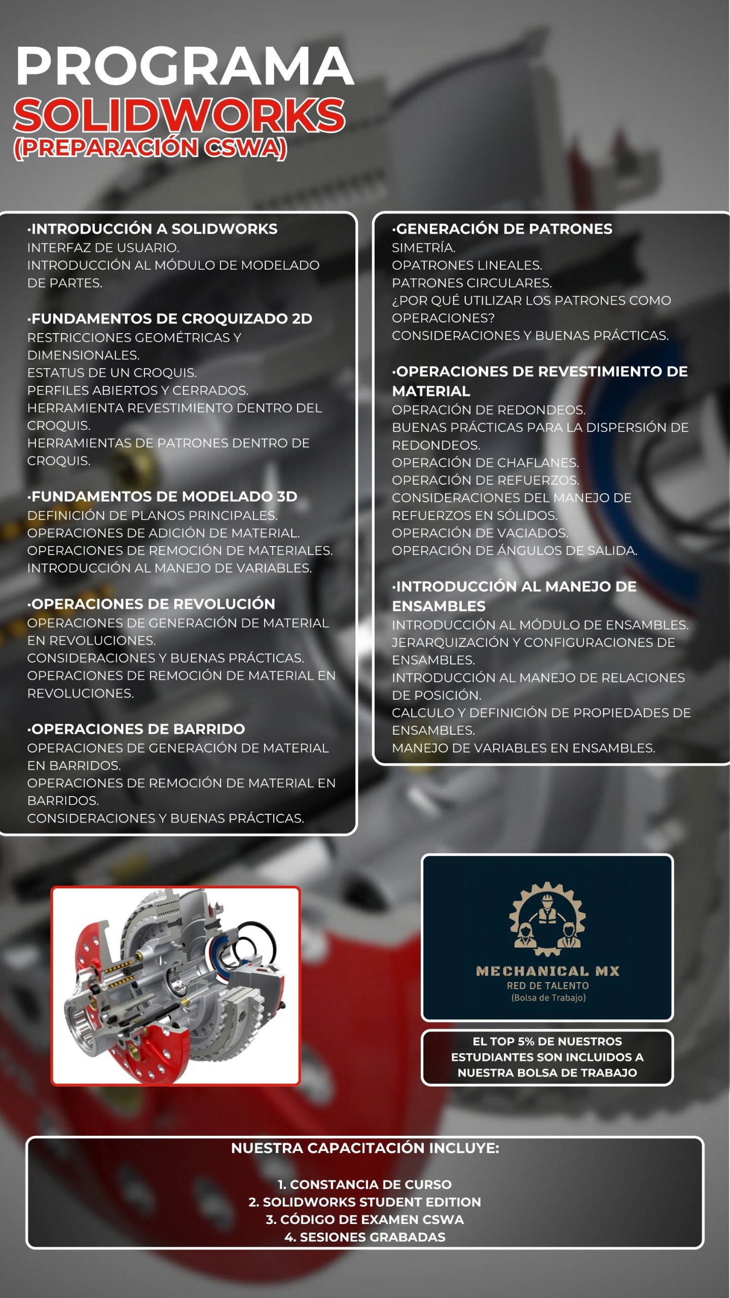 SolidWorks CSWA 9_16 Temario