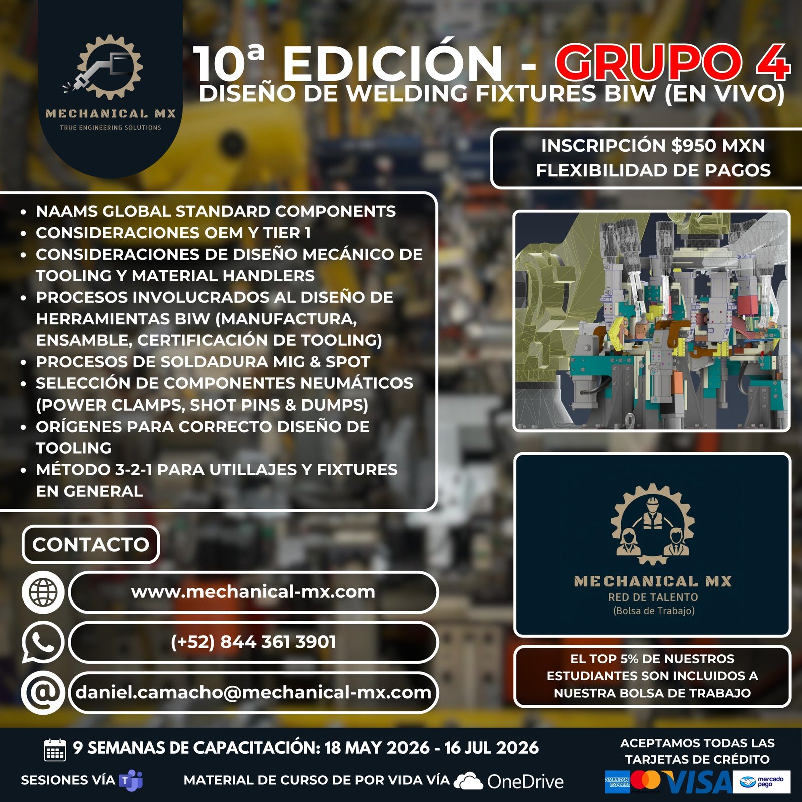Tooling BIW 10° Edición Grupo 4 - SQ